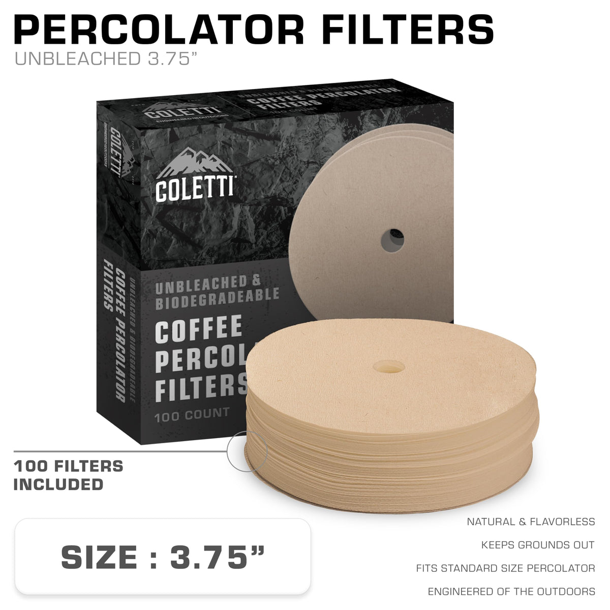 Percolator Coffee Pot with Glass Globes and Filters W7192