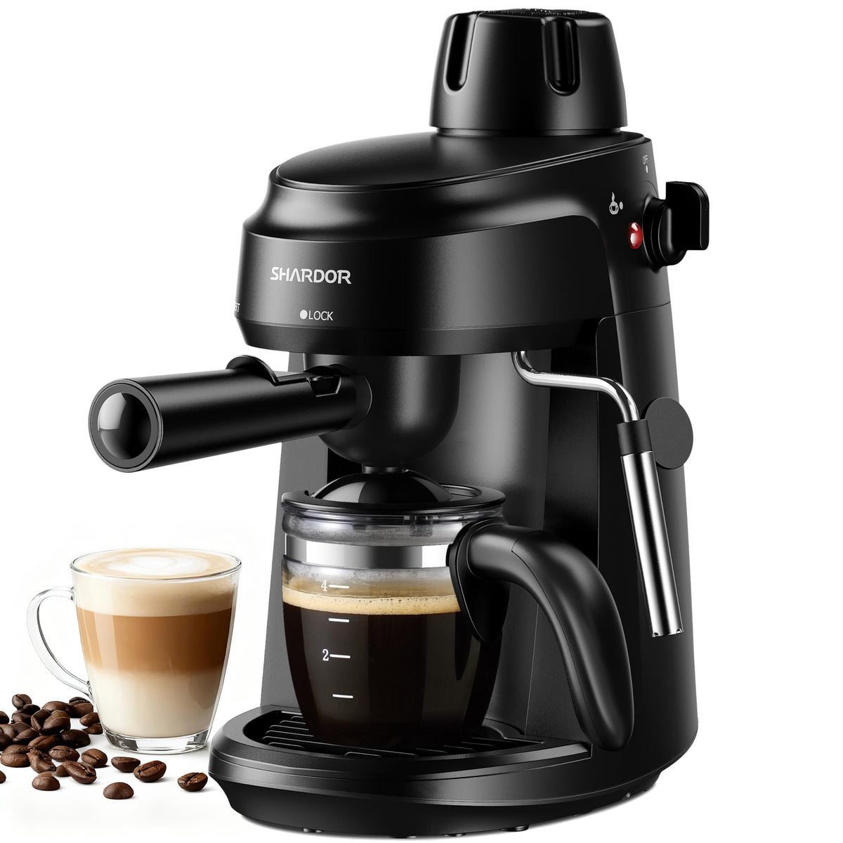 3.5 Bar Espresso Machine with Milk Frother W825
