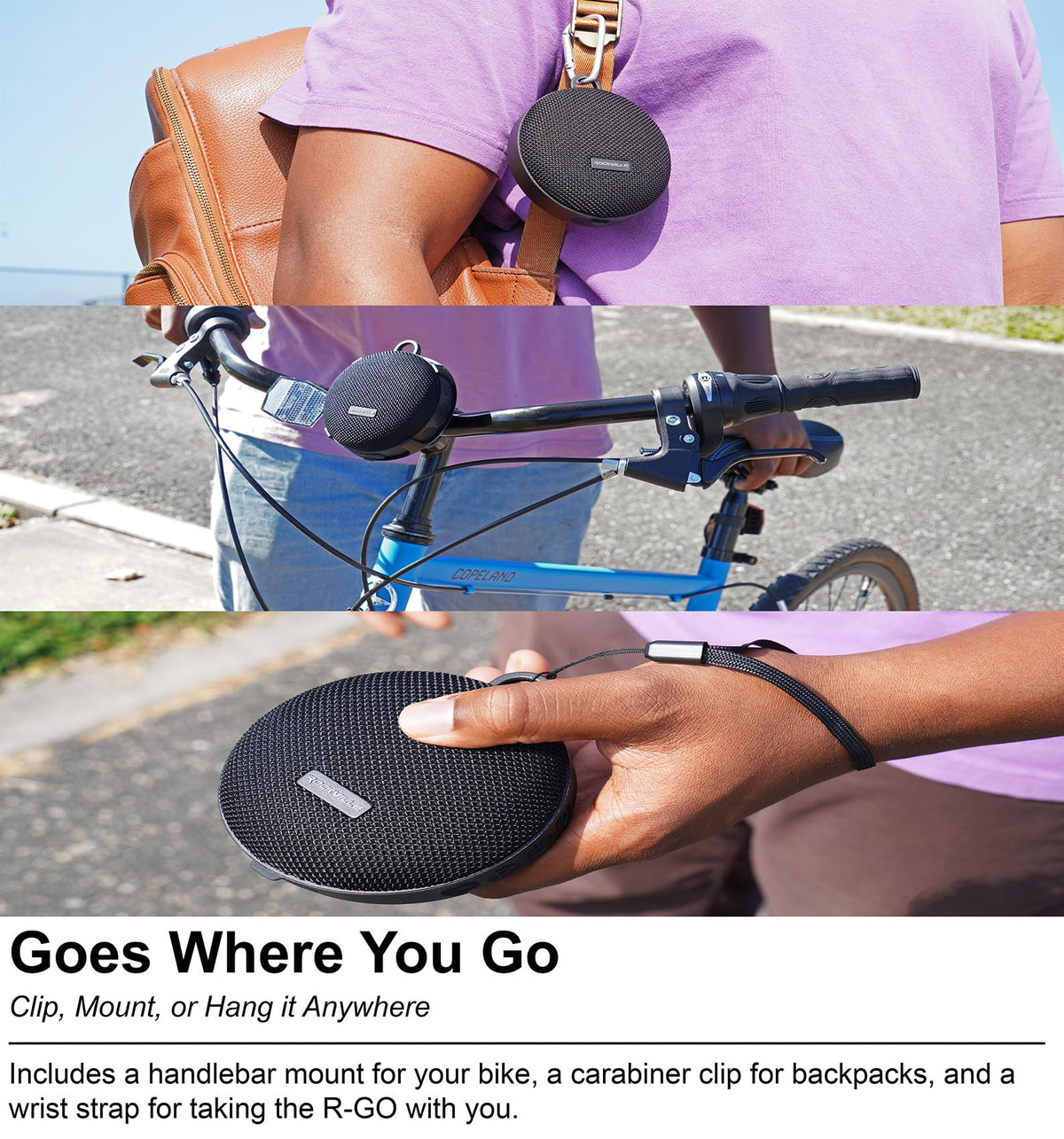 Waterproof Portable Bluetooth Speaker 2-Pack P96381