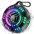 Bluetooth Waterproof Portable Speaker with LED Light Modes M61522