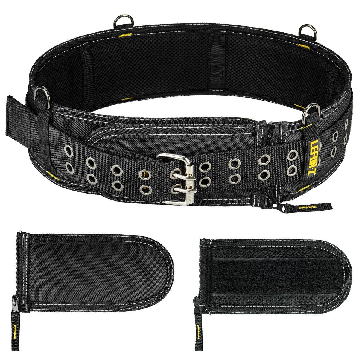 4-Inch Padded Heavy Duty Tool Belt with Suspenders N74910