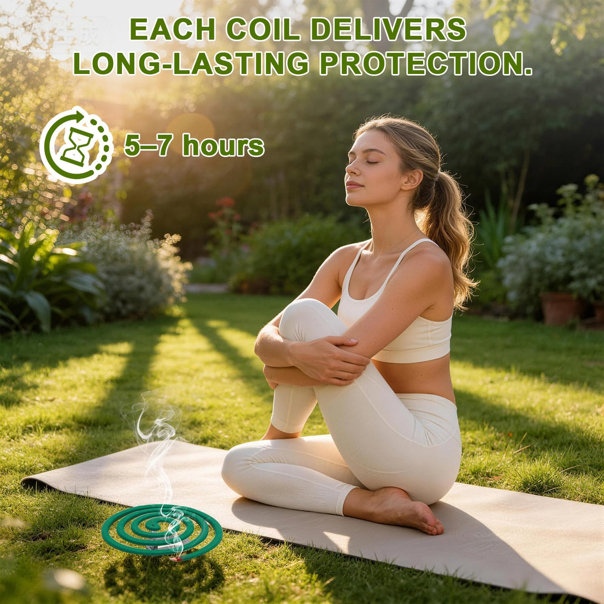 Citronella Mosquito Repellent Coils Outdoor 40 Count N29562