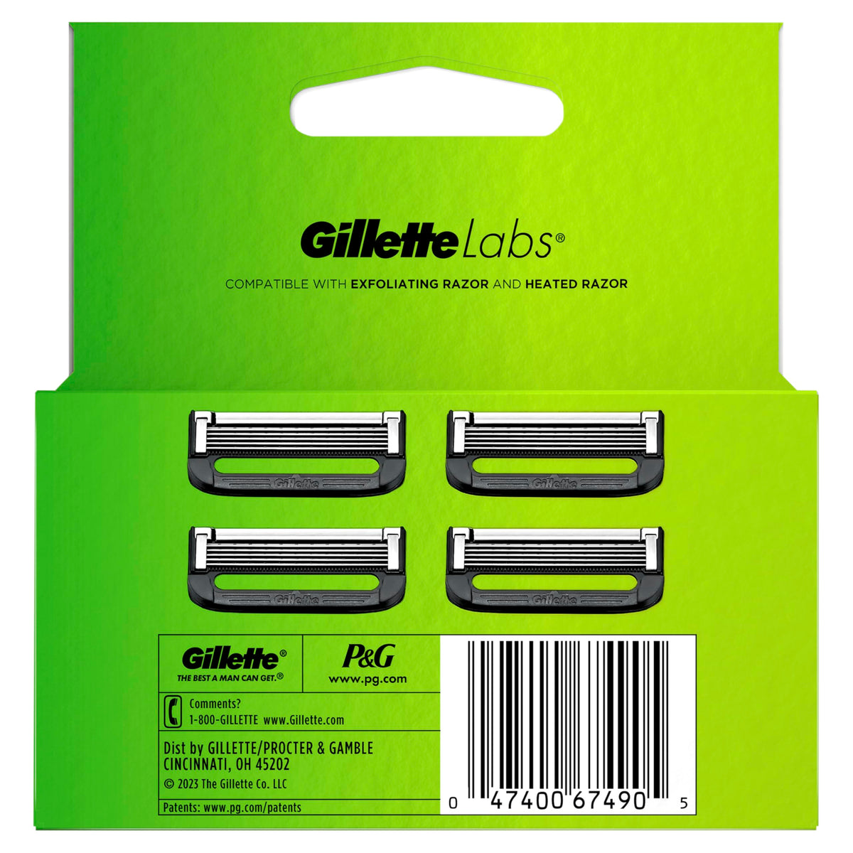 Razor Blade Shaving Refills 4 count F81059
