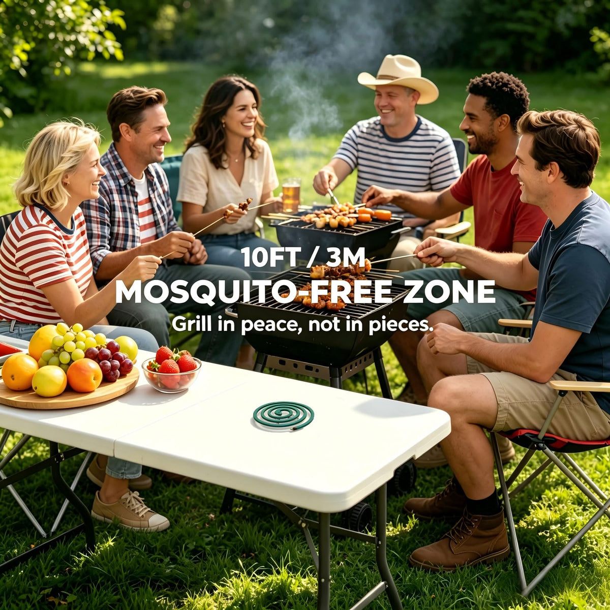 Citronella Mosquito Repellent Coils Outdoor 40 Count N29562