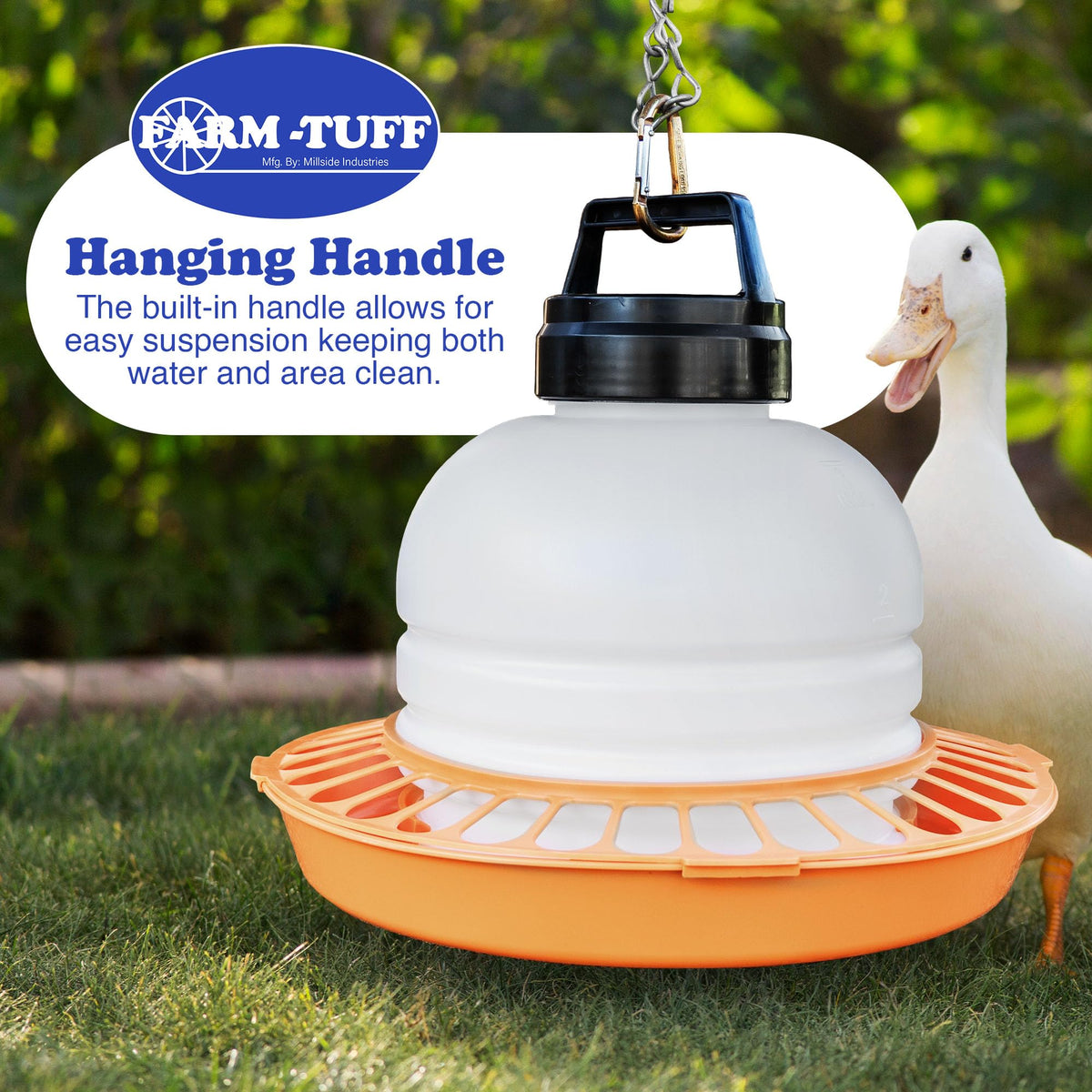 3 Gallon BPA-Free Plastic Poultry Waterer O208
