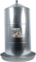 Galvanized 8 Gallon Poultry Waterer J17405
