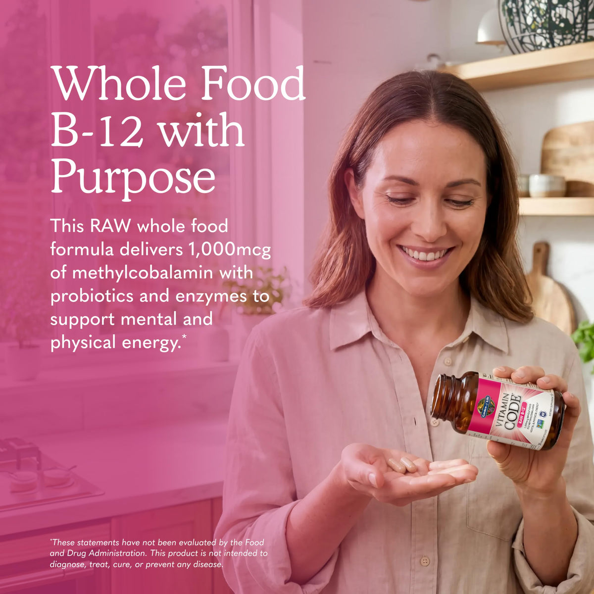 Vegan B-12 Methylcobalamin 30 Capsules D696