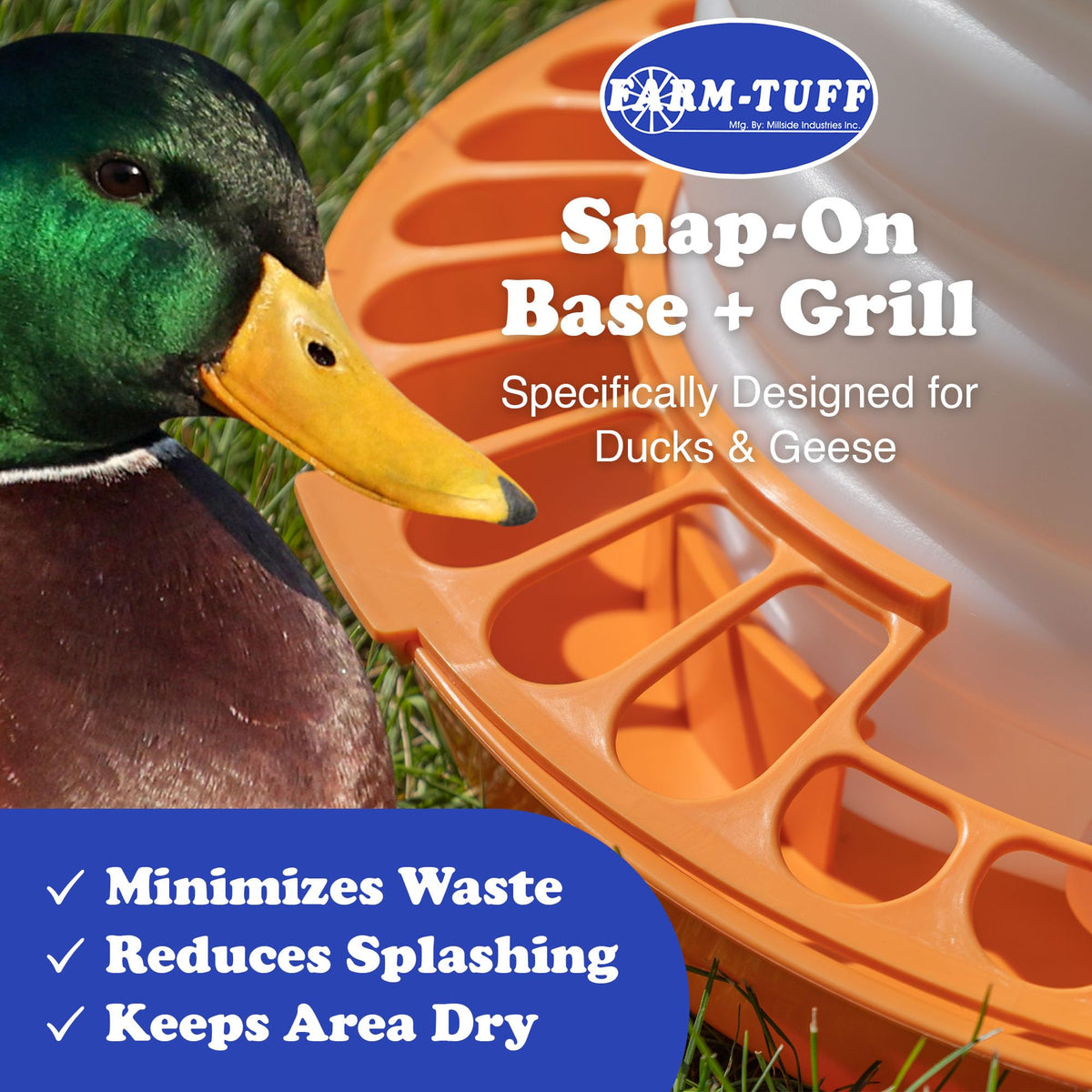 3 Gallon BPA-Free Plastic Poultry Waterer O208