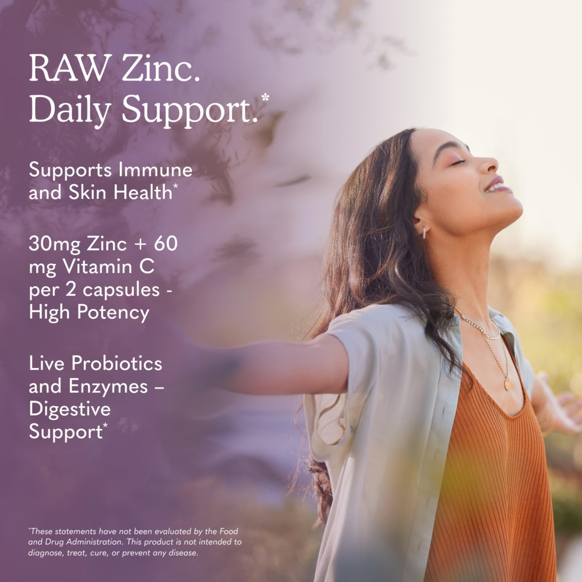 Vitamin Code Raw Zinc Supplement 30mg, 60 Vegan Capsules Q1880