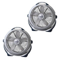 20 Inch 3 Speed Floor Fan 2 Pack X63726