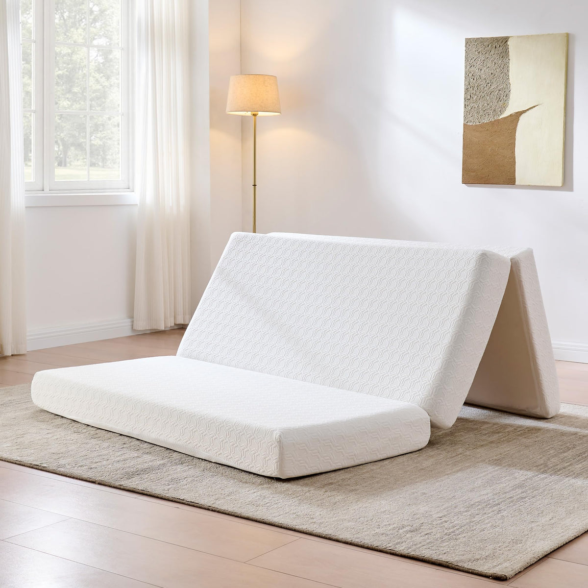 Queen Tri-Fold Memory Foam Mattress W641174