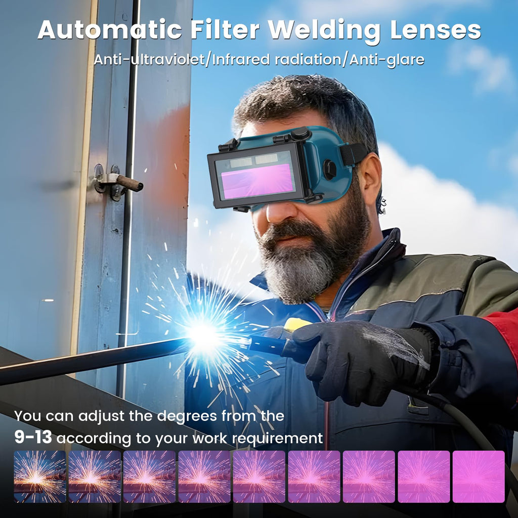 Auto-Darkening Welding Goggles with Flip-Up Lens T270838