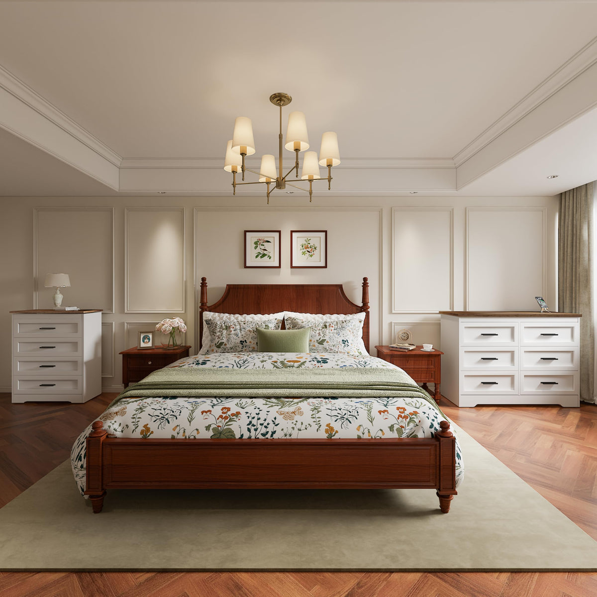 White 4 Drawer Dresser Z148881
