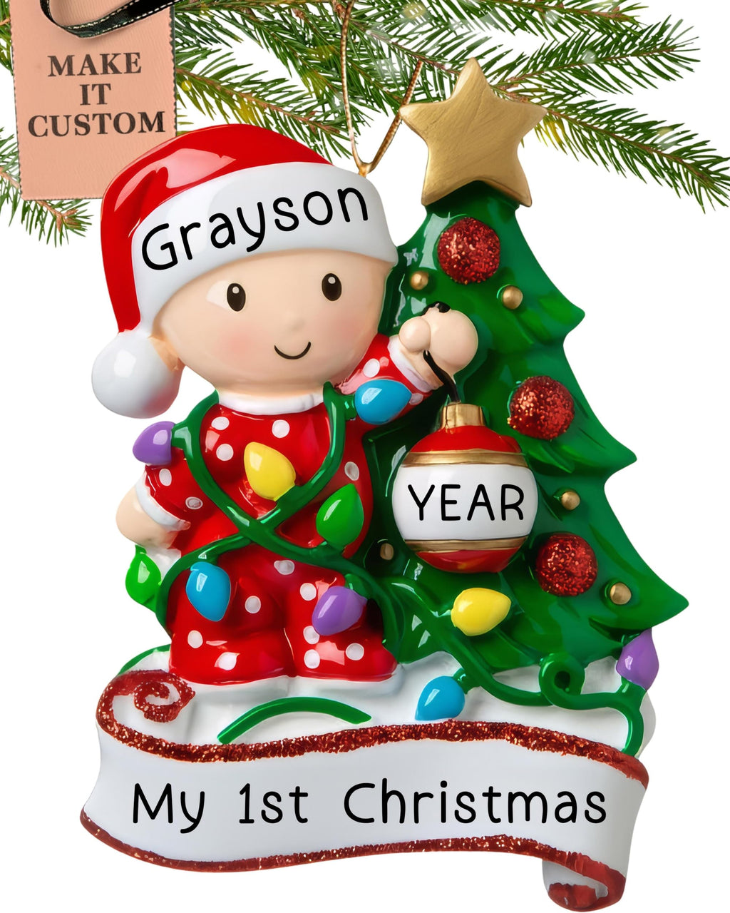 Baby's First Christmas Ornament 2026 D11729