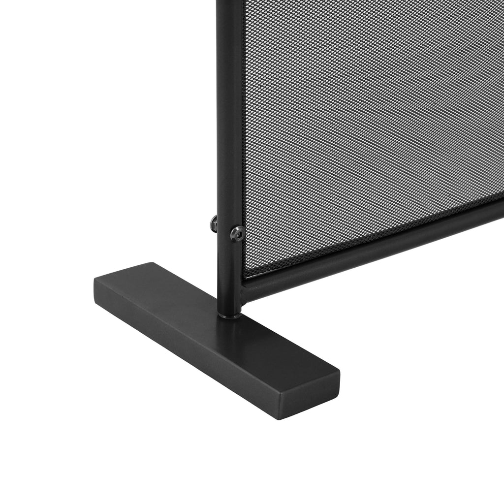 Black Freestanding Fireplace Screen L397922