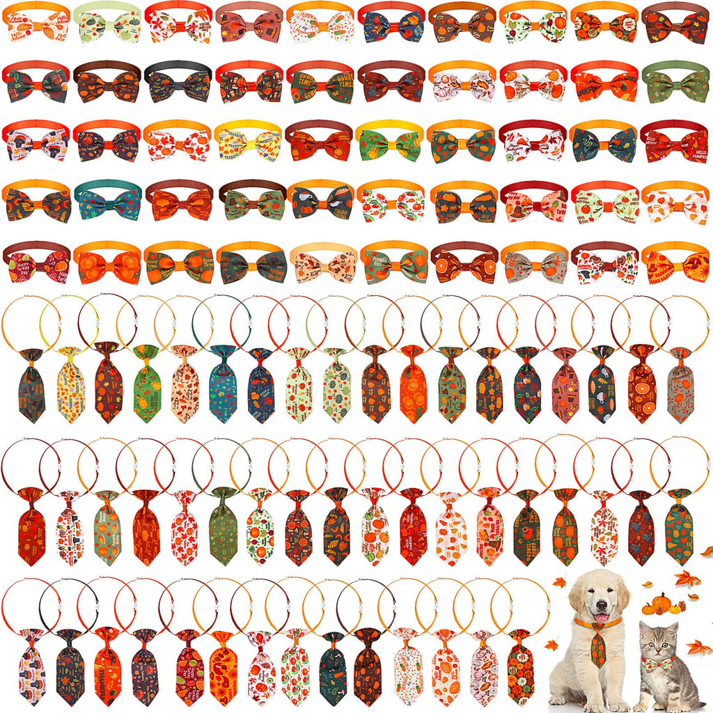100 Pcs Adjustable Dog Bow Ties P847782