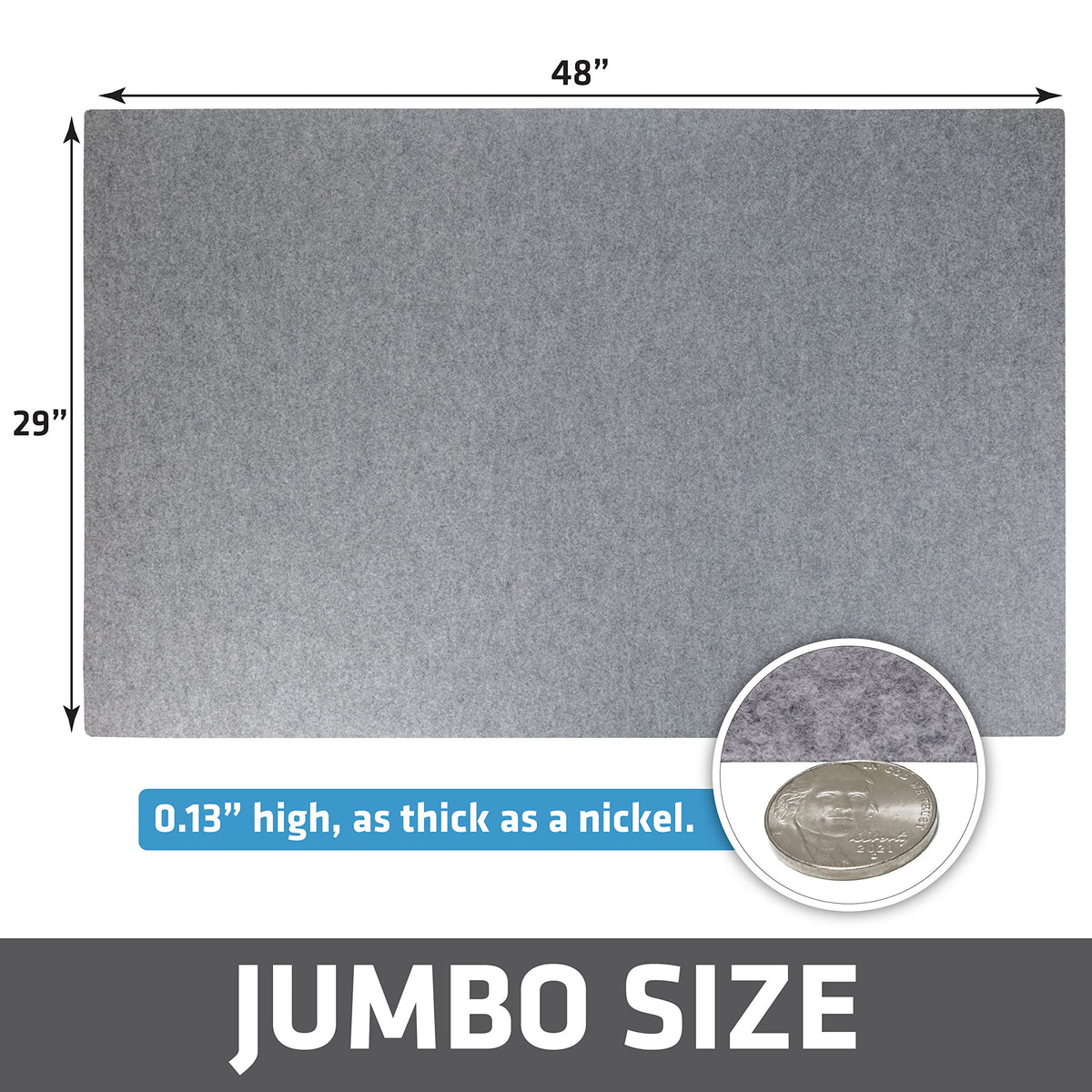 Waterproof Non-Slip Washable Dog Crate Mat Liner 29"x48" D792