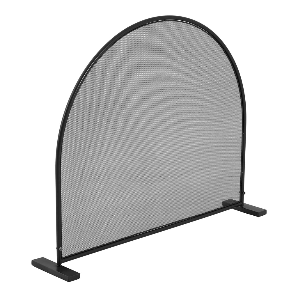Black Freestanding Fireplace Screen L397922