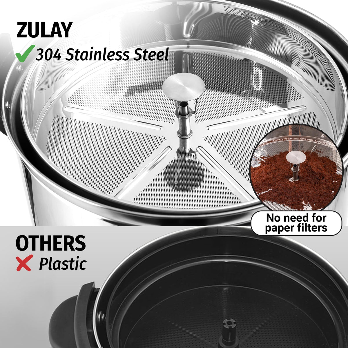 100 Cup Stainless Steel Commercial Coffee Urn F2150